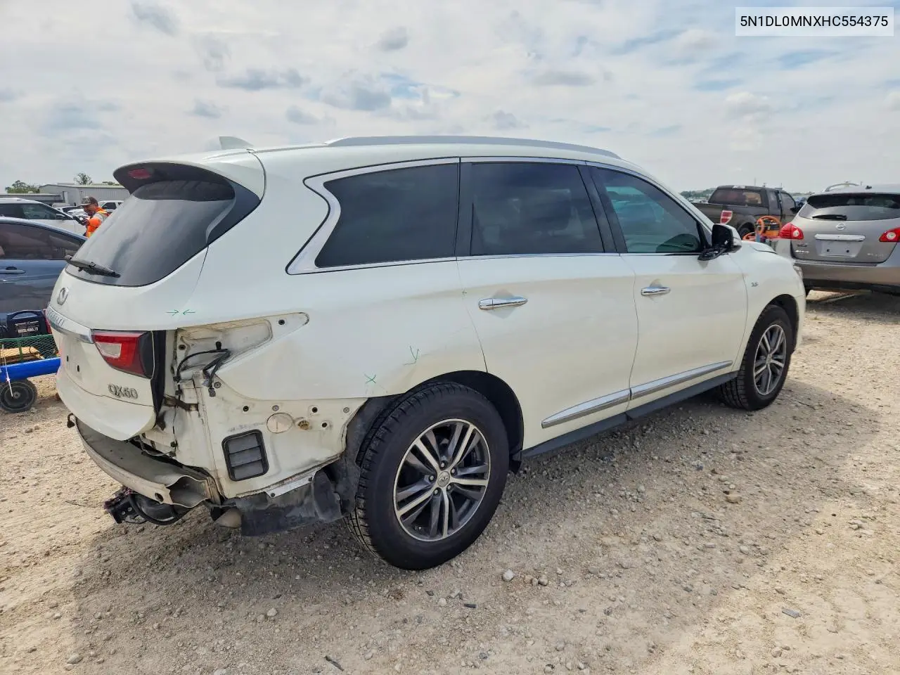 2017 INFINITI QX60 VIN 5N1DL0MNXHC554375 — фото 3