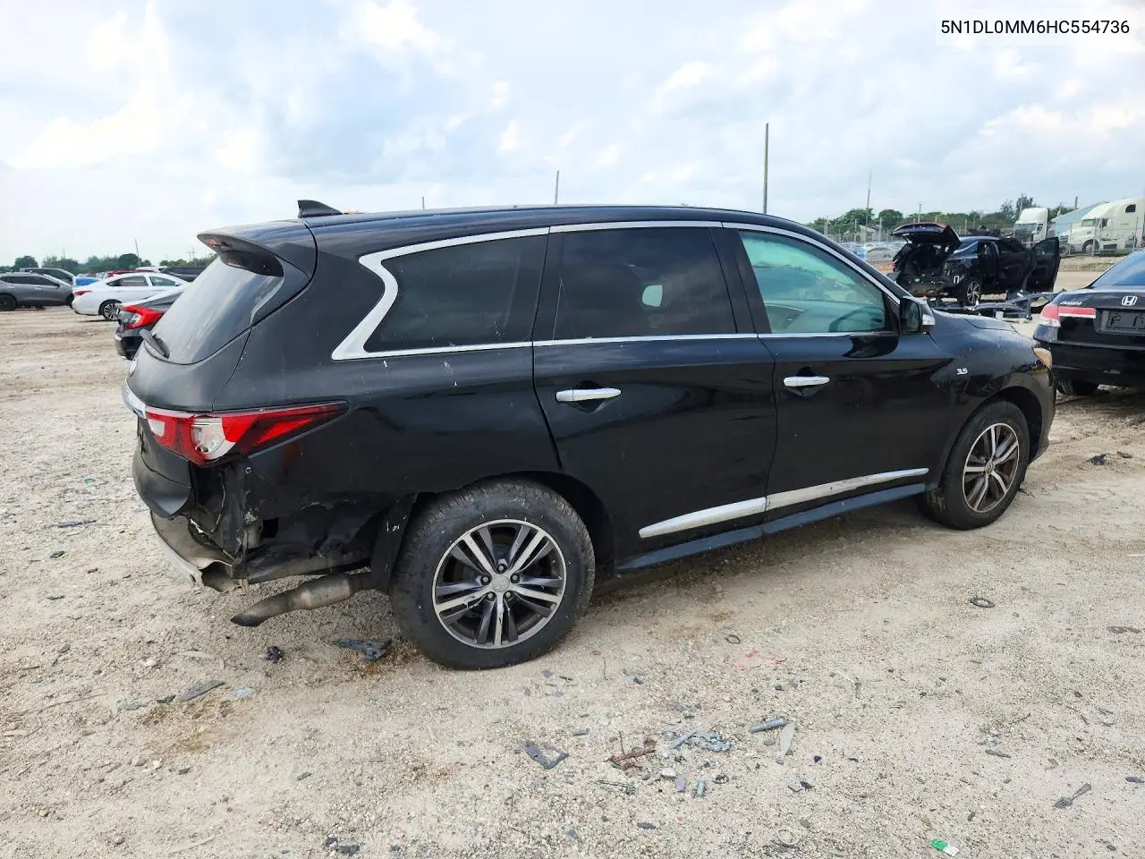 2017 INFINITI QX60 VIN 5N1DL0MM6HC554736 — фото 3