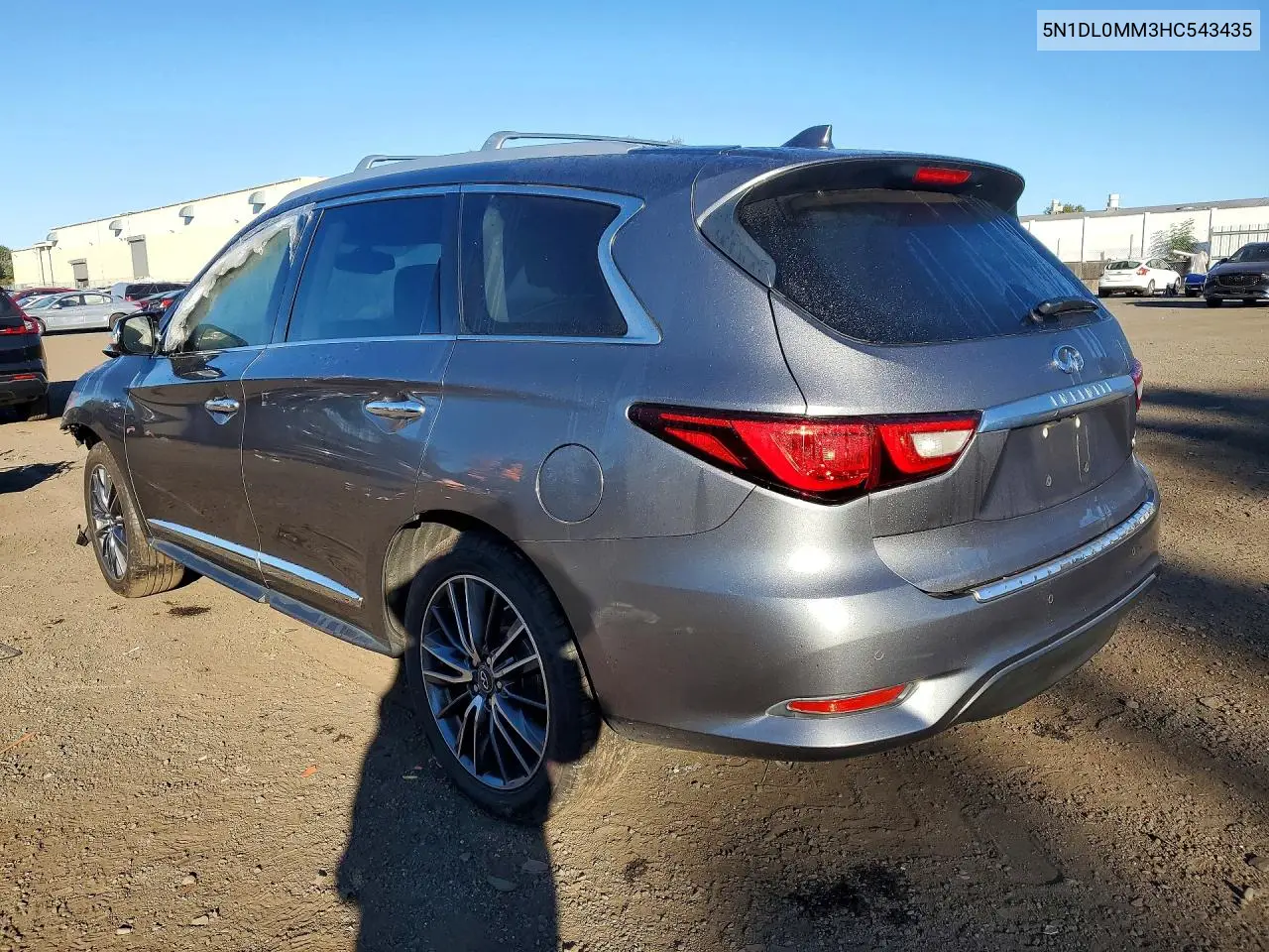 2017 INFINITI QX60 VIN 5N1DL0MM3HC543435 — фото 2
