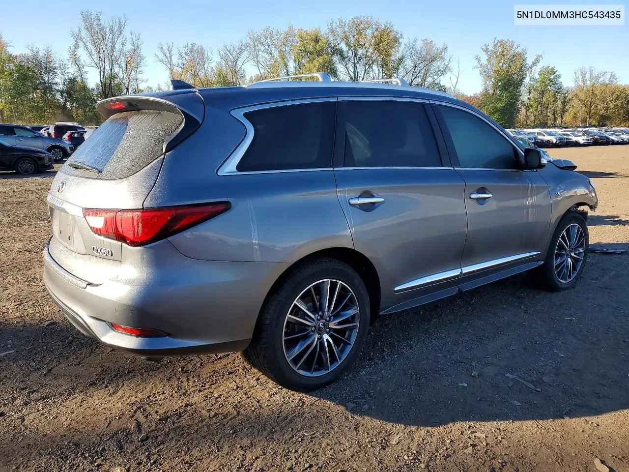 2017 INFINITI QX60 VIN 5N1DL0MM3HC543435 — фото 3