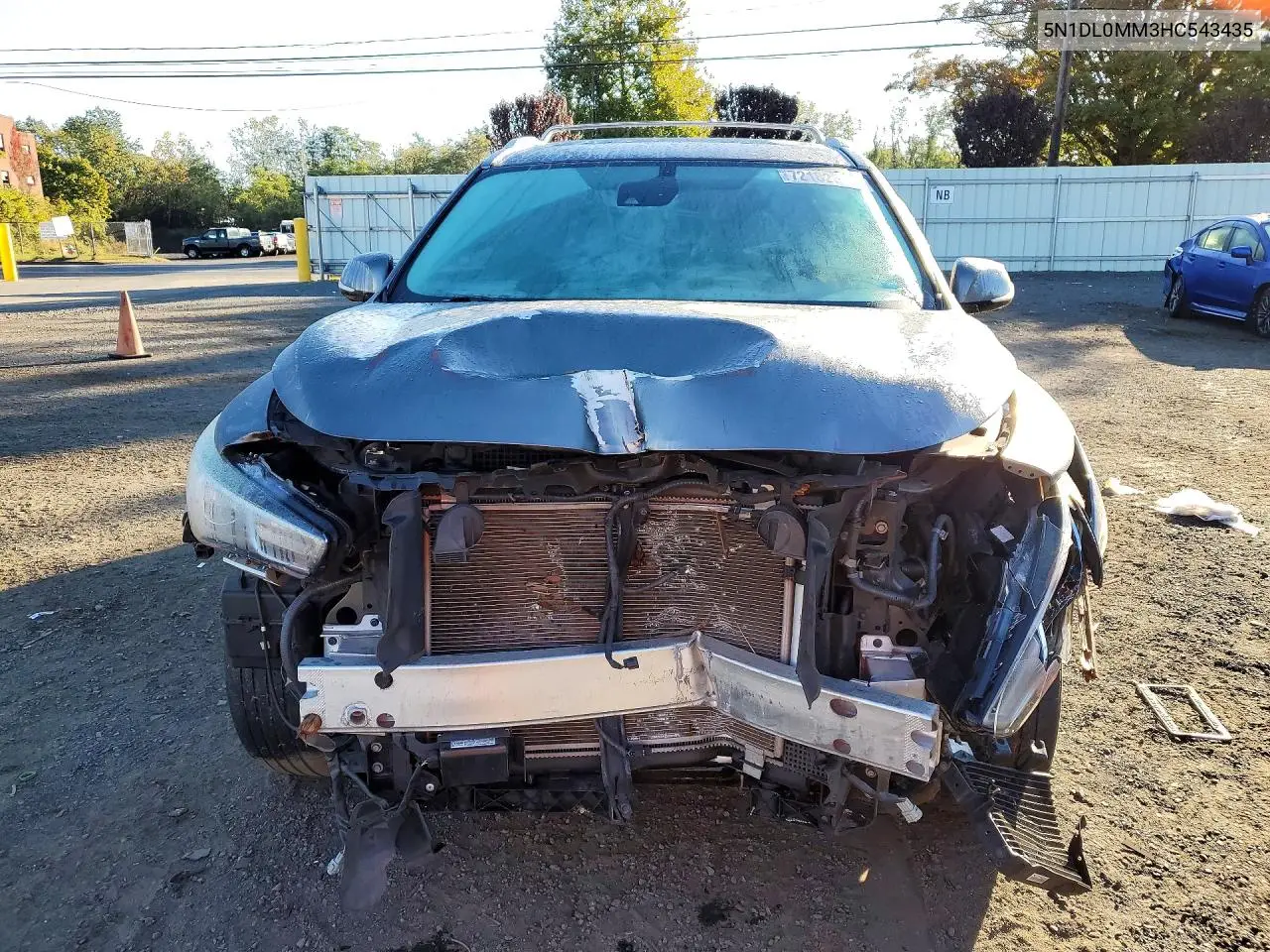 2017 INFINITI QX60 VIN 5N1DL0MM3HC543435 — фото 5