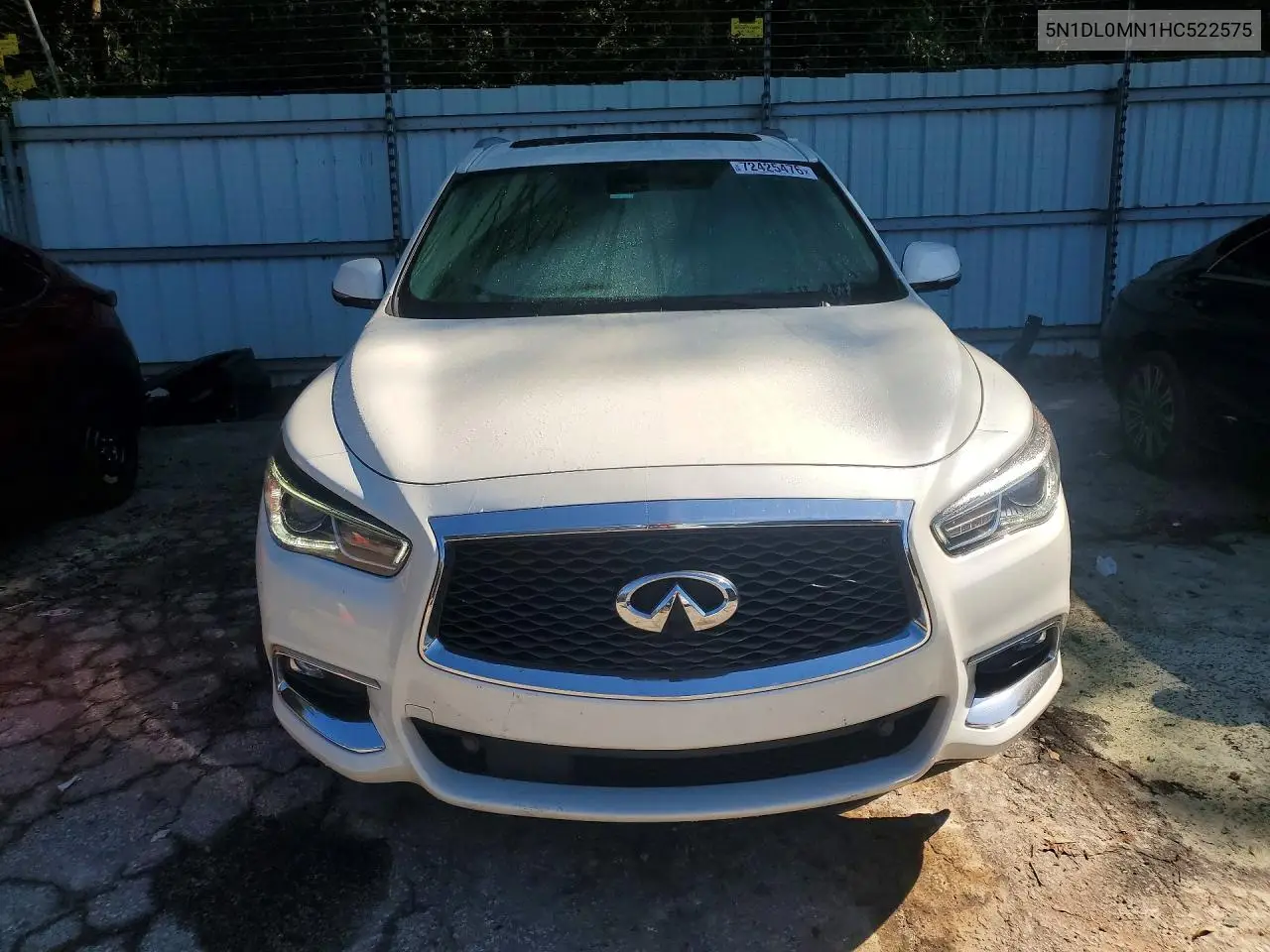 2017 INFINITI QX60 VIN 5N1DL0MN1HC522575 — фото 5