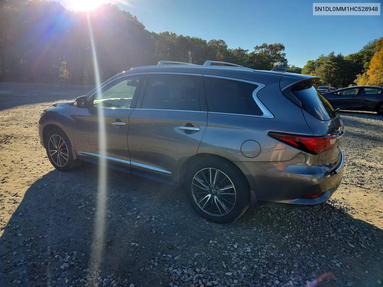 2017 INFINITI QX60 VIN 5N1DL0MM1HC528948 — фото 2