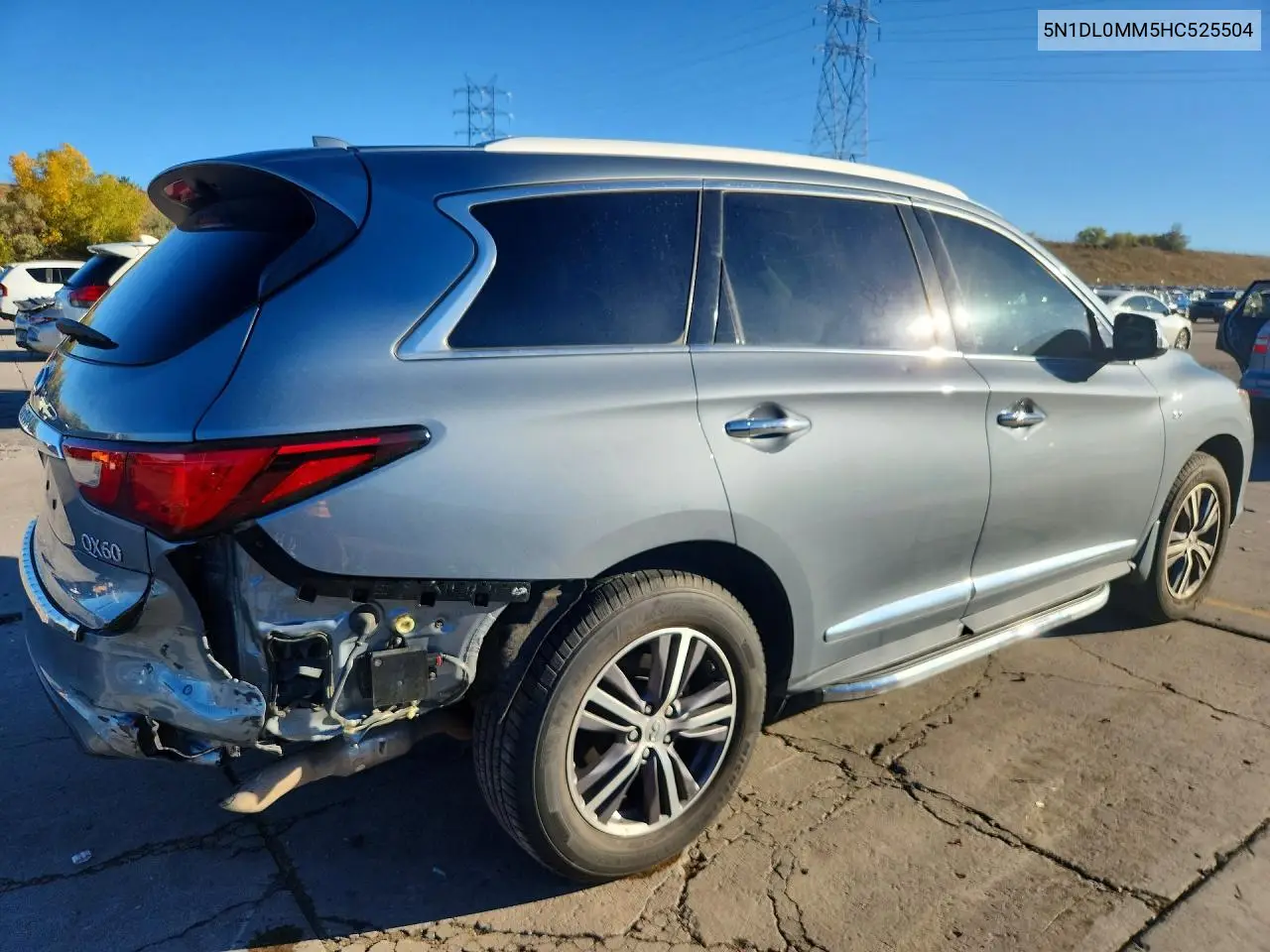 2017 INFINITI QX60 VIN 5N1DL0MM5HC525504 — фото 5