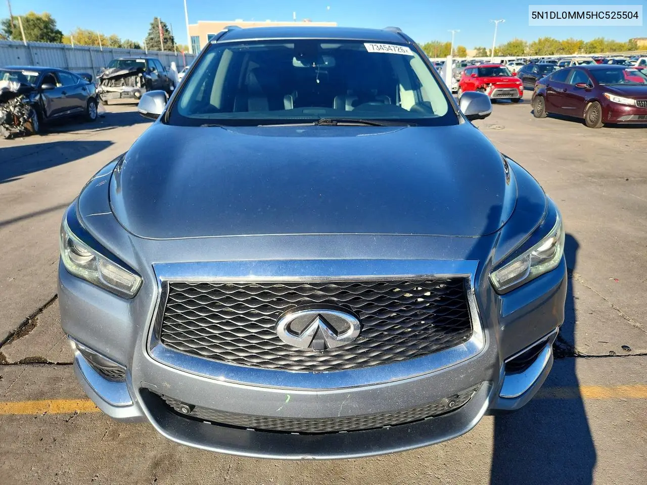 2017 INFINITI QX60 VIN 5N1DL0MM5HC525504 — фото 2