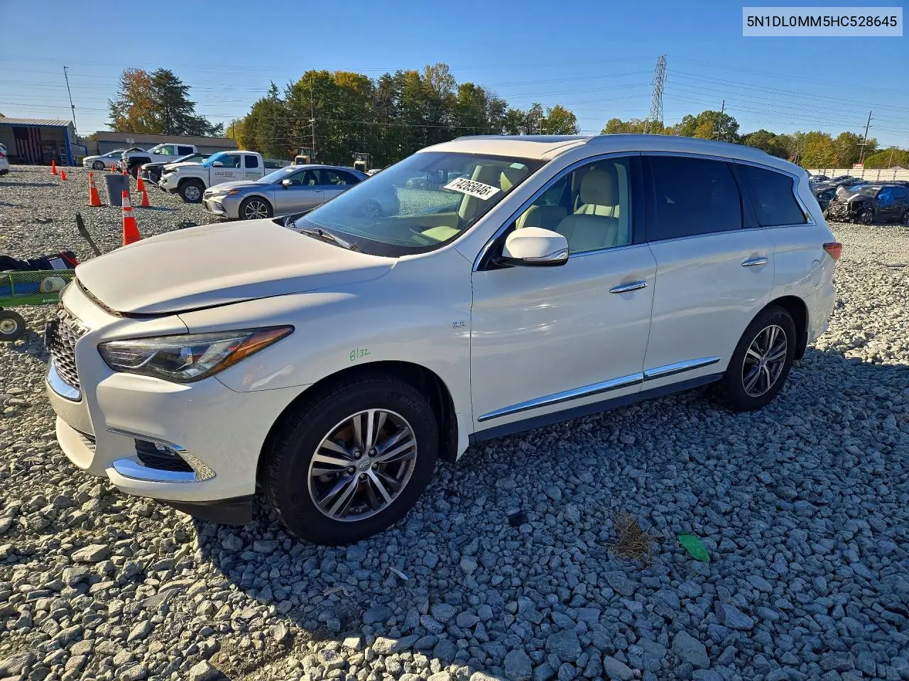 INFINITI QX60 2017, VIN 5N1DL0MM5HC528645