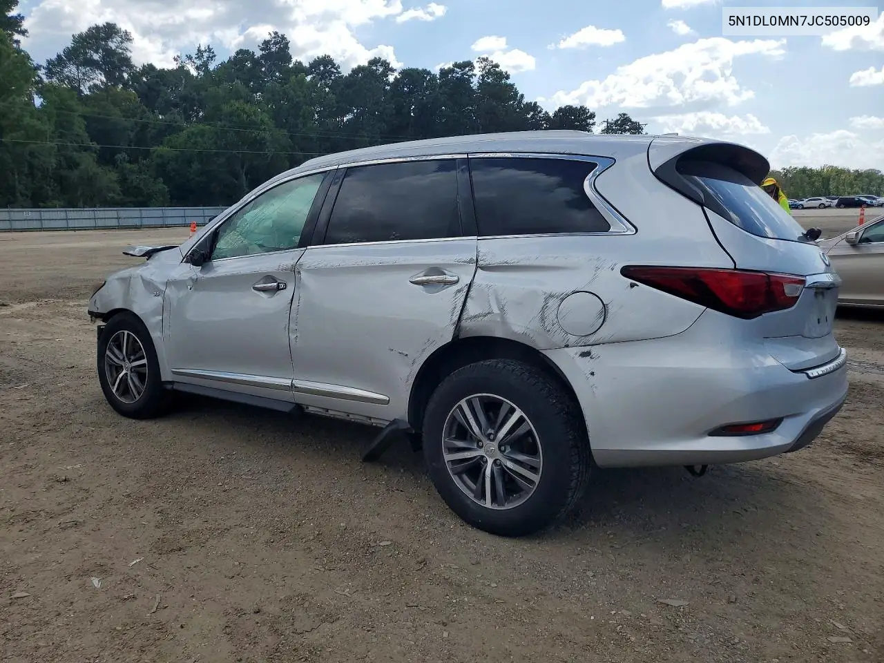 2018 INFINITI QX60 VIN 5N1DL0MN7JC505009 — фото 2