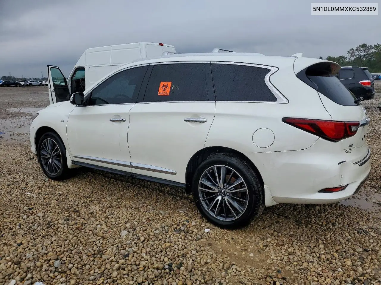 2019 INFINITI QX60 VIN 5N1DL0MMXKC532889 — фото 2