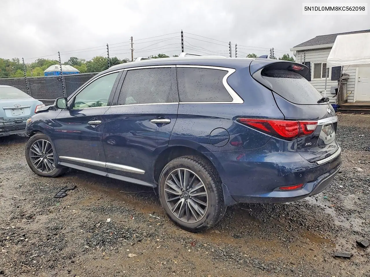2019 INFINITI QX60 VIN 5N1DL0MM8KC562098 — фото 2