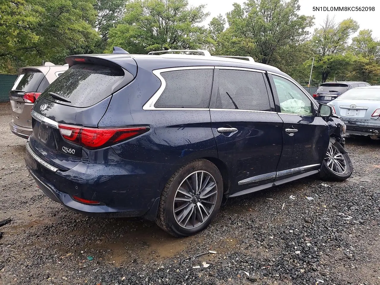 2019 INFINITI QX60 VIN 5N1DL0MM8KC562098 — фото 3