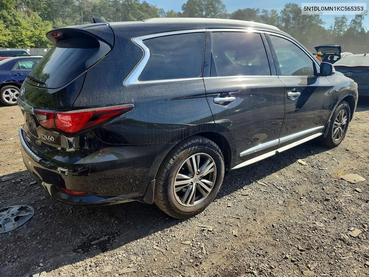 2019 INFINITI QX60 VIN 5N1DL0MN1KC565353 — фото 3