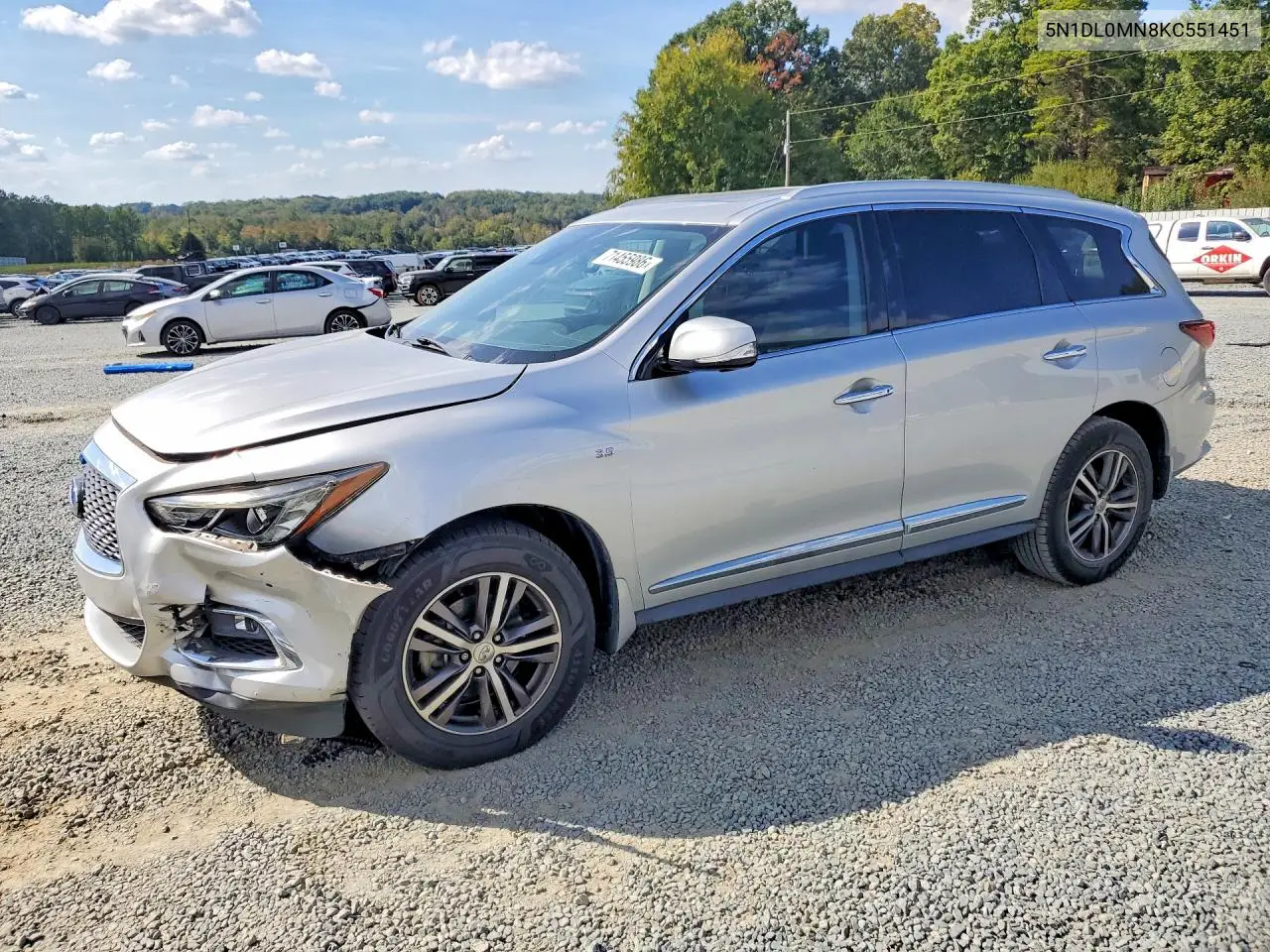 INFINITI QX60 2019, VIN 5N1DL0MN8KC551451