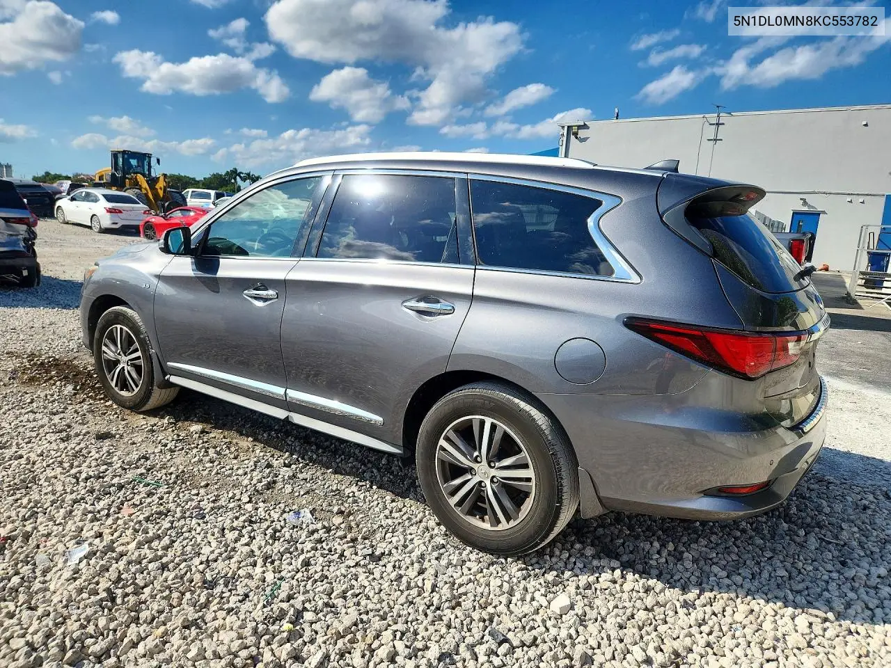 2019 INFINITI QX60 VIN 5N1DL0MN8KC553782 — фото 2