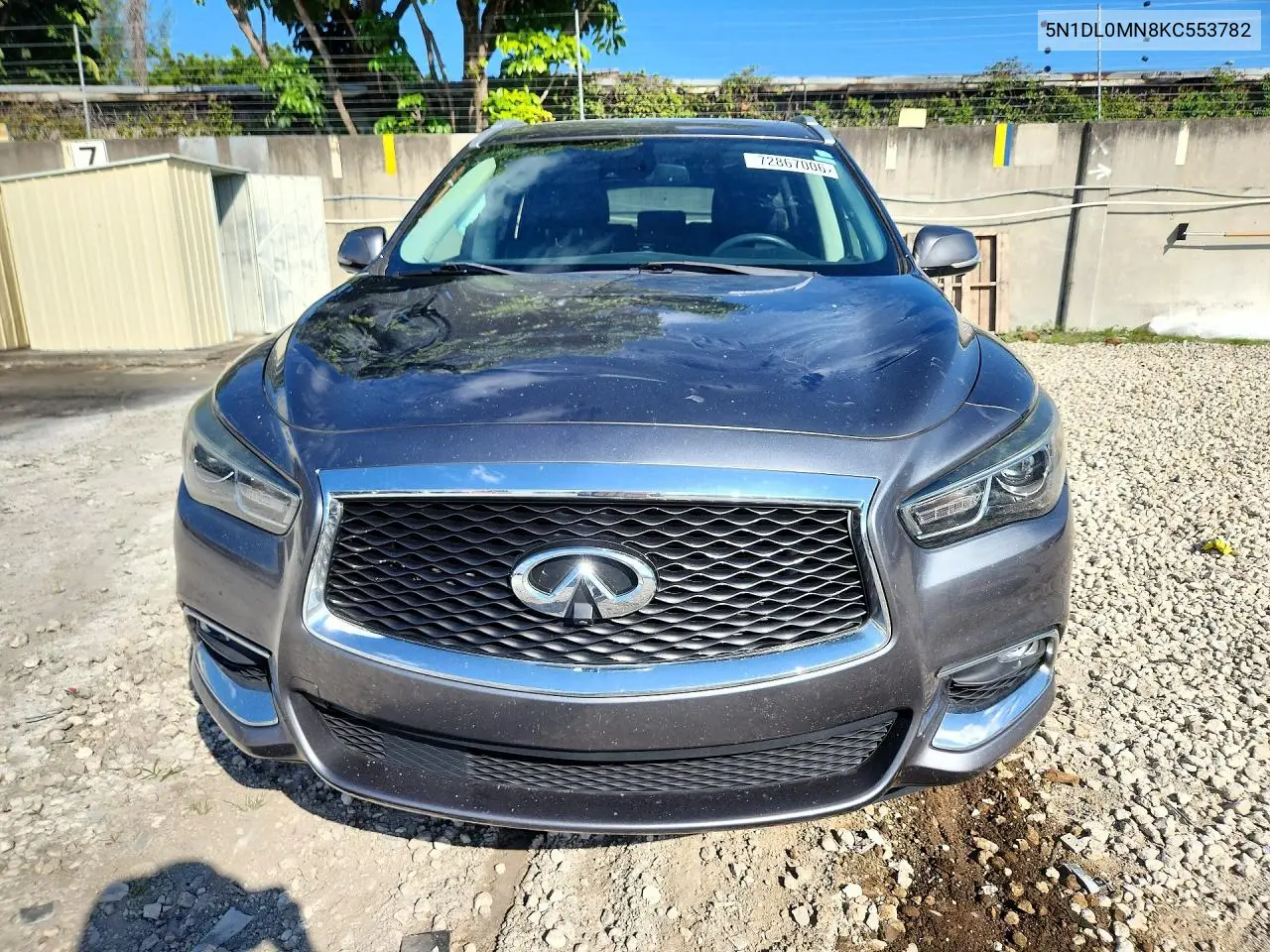 2019 INFINITI QX60 VIN 5N1DL0MN8KC553782 — фото 5