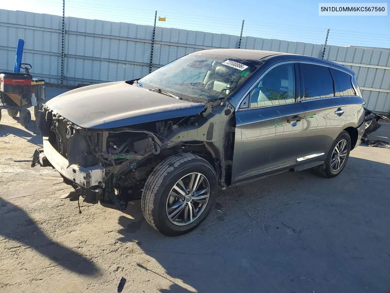 INFINITI QX60 2019, VIN 5N1DL0MM6KC567560