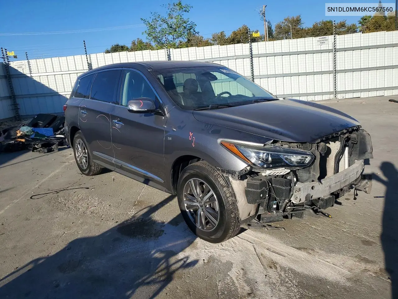 2019 INFINITI QX60 VIN 5N1DL0MM6KC567560 — фото 4