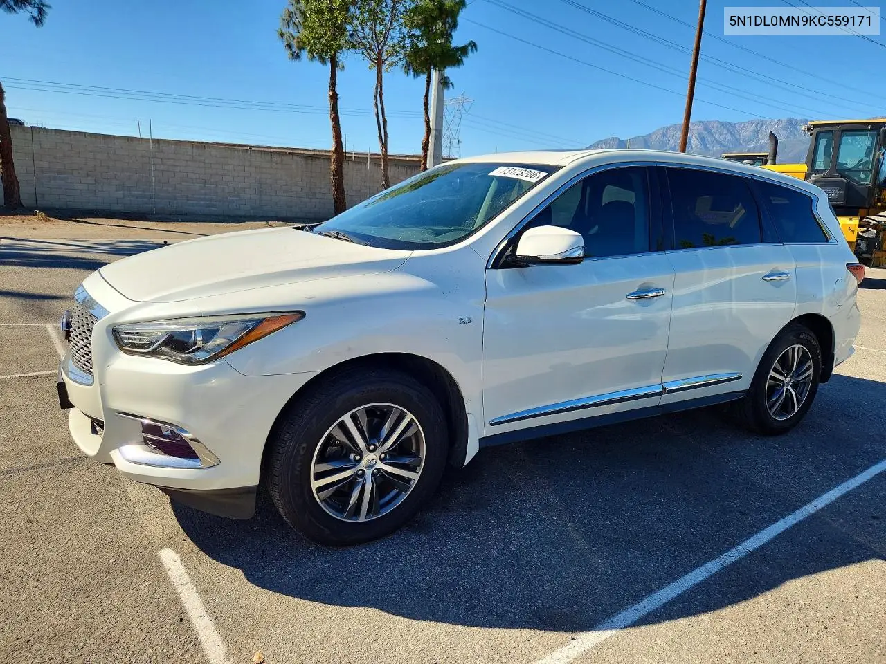 INFINITI QX60 2019, VIN 5N1DL0MN9KC559171