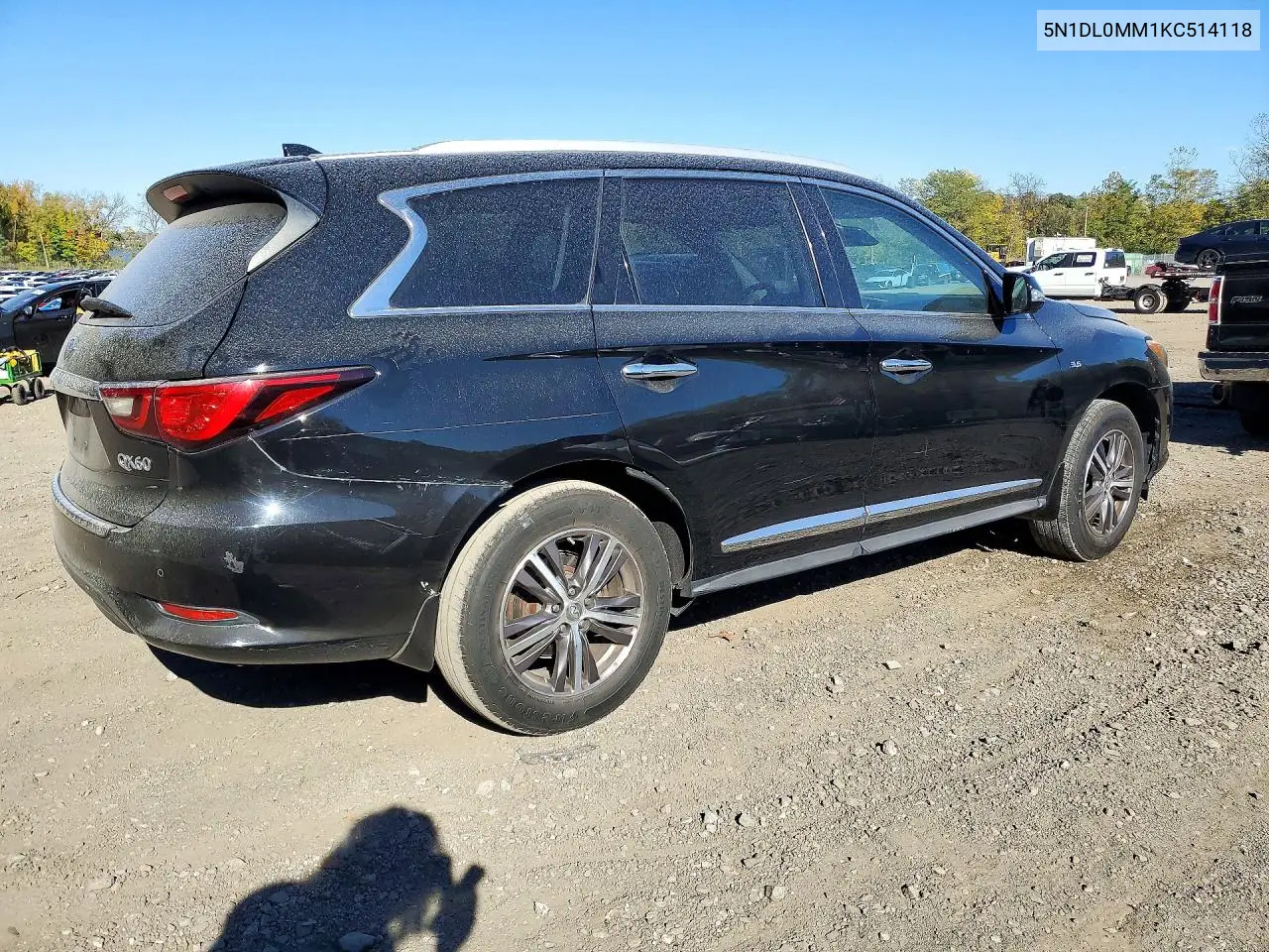 2019 INFINITI QX60 VIN 5N1DL0MM1KC514118 — фото 3
