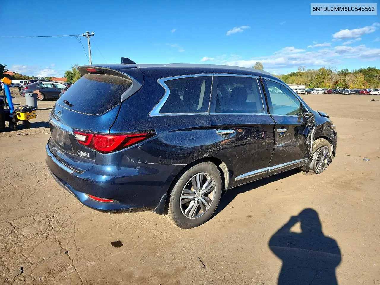 2020 INFINITI QX60 VIN 5N1DL0MM8LC545562 — фото 3