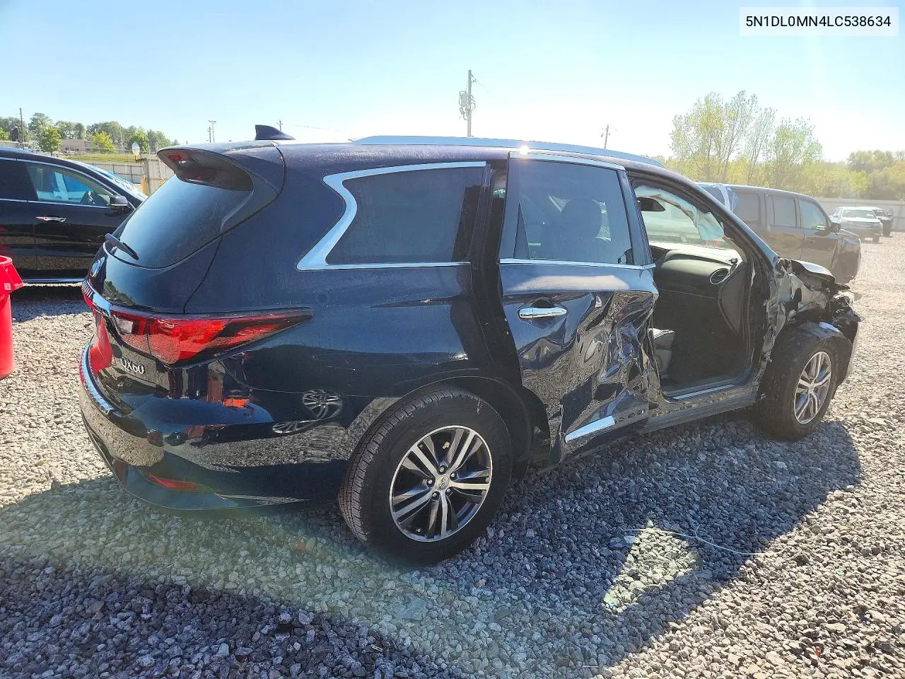 2020 INFINITI QX60 VIN 5N1DL0MN4LC538634 — фото 3