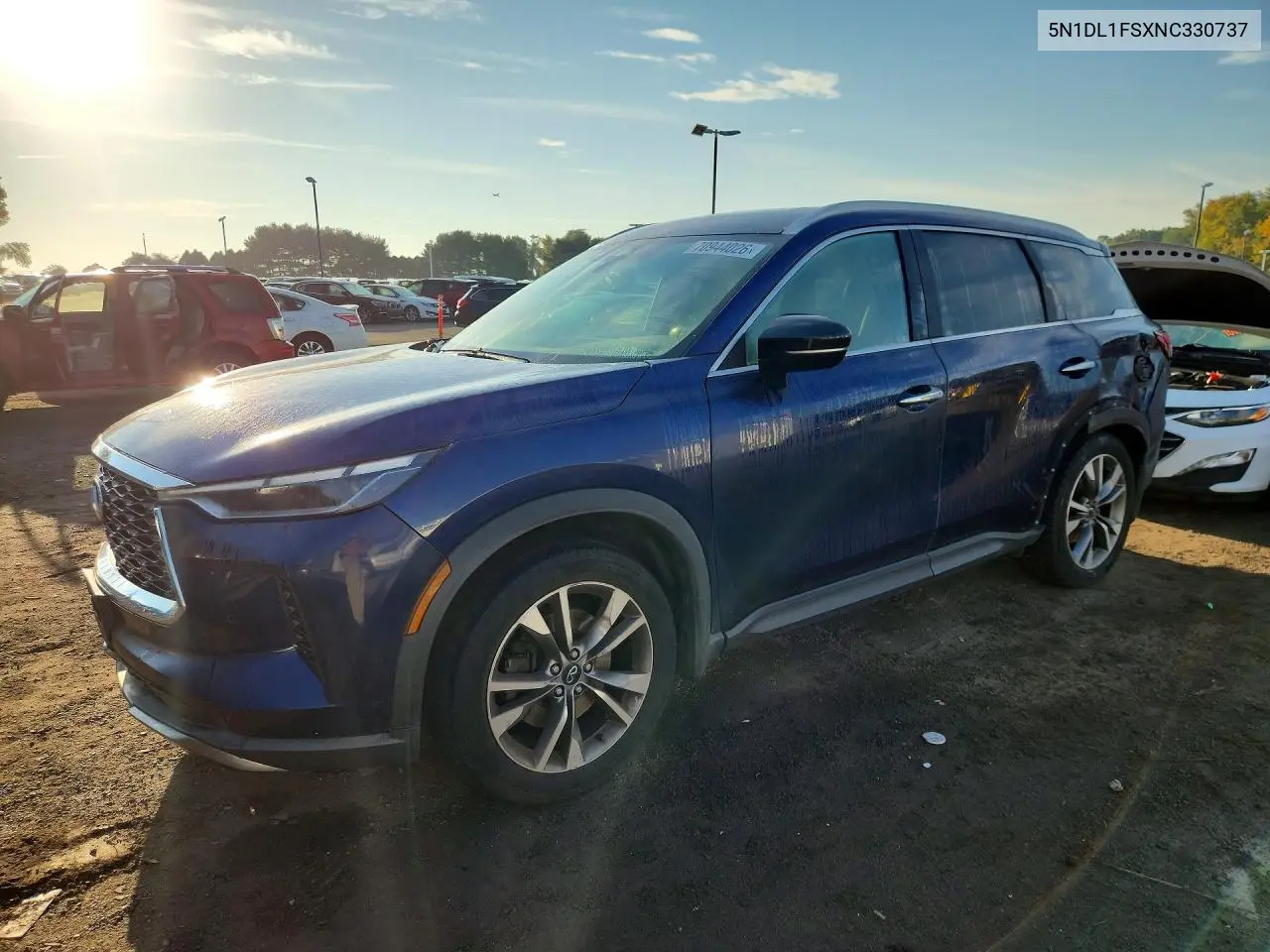 INFINITI QX60 2022, VIN 5N1DL1FSXNC330737