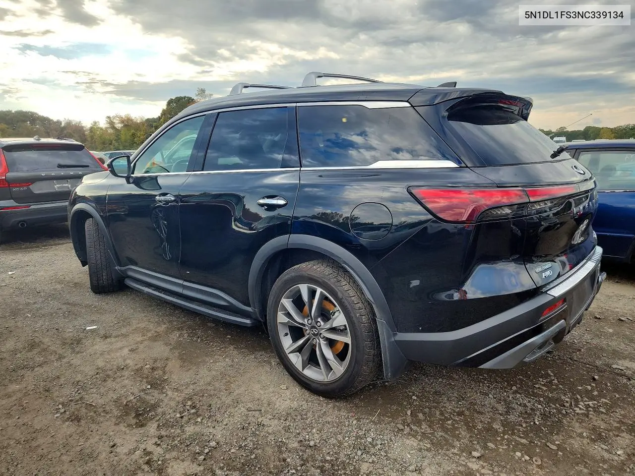 2022 INFINITI QX60 VIN 5N1DL1FS3NC339134 — фото 2