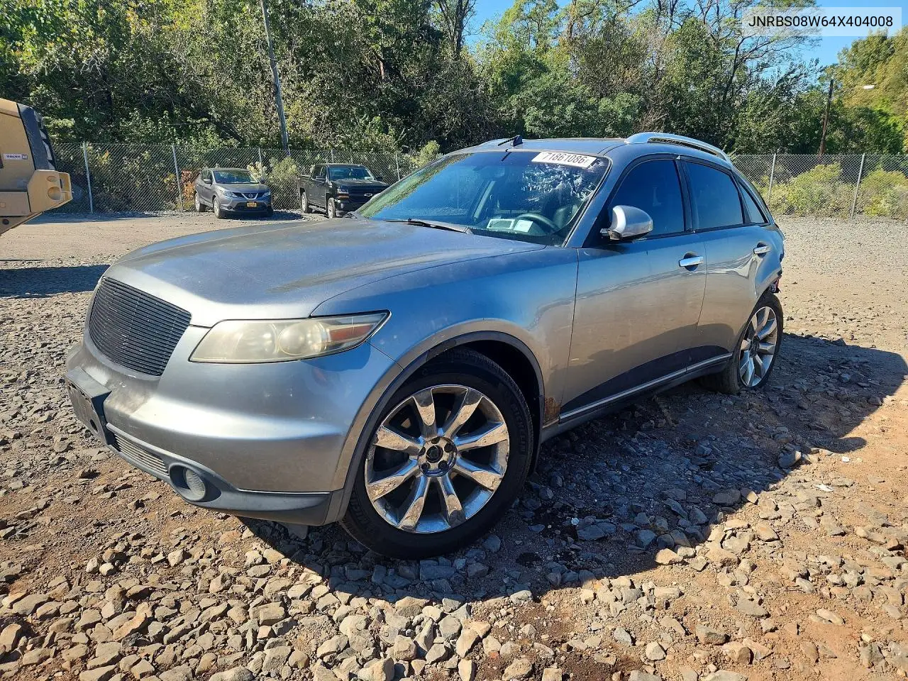INFINITI QX70 2004, VIN JNRBS08W64X404008