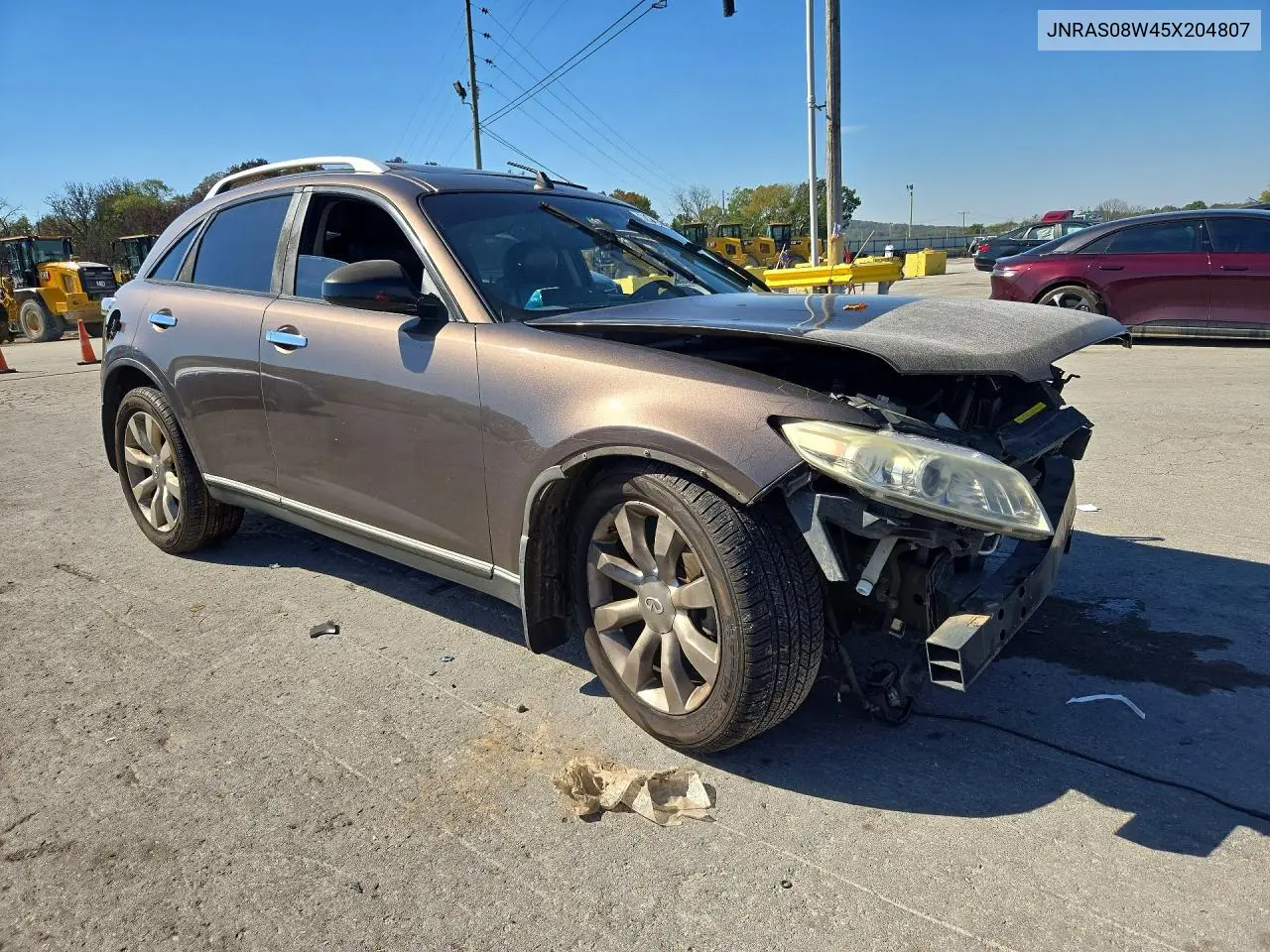 2005 INFINITI QX70 VIN JNRAS08W45X204807 — фото 4