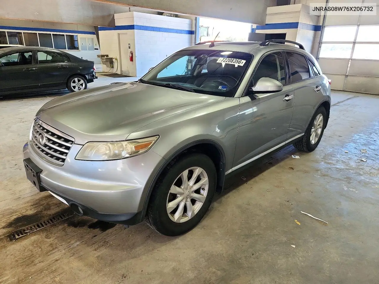 INFINITI QX70 2006, VIN JNRAS08W76X206732