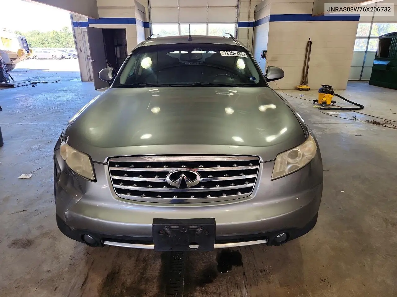 2006 INFINITI QX70 VIN JNRAS08W76X206732 — фото 5