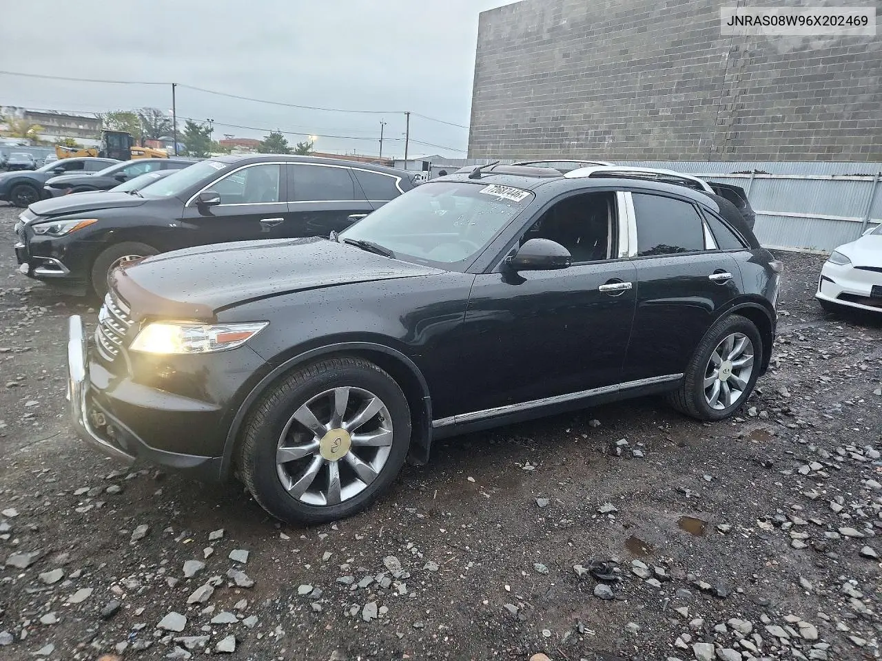 INFINITI QX70 2006, VIN JNRAS08W96X202469
