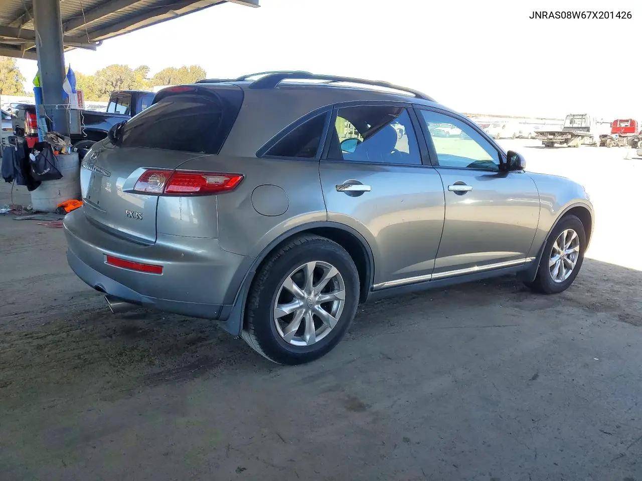 2007 INFINITI QX70 VIN JNRAS08W67X201426 — фото 3