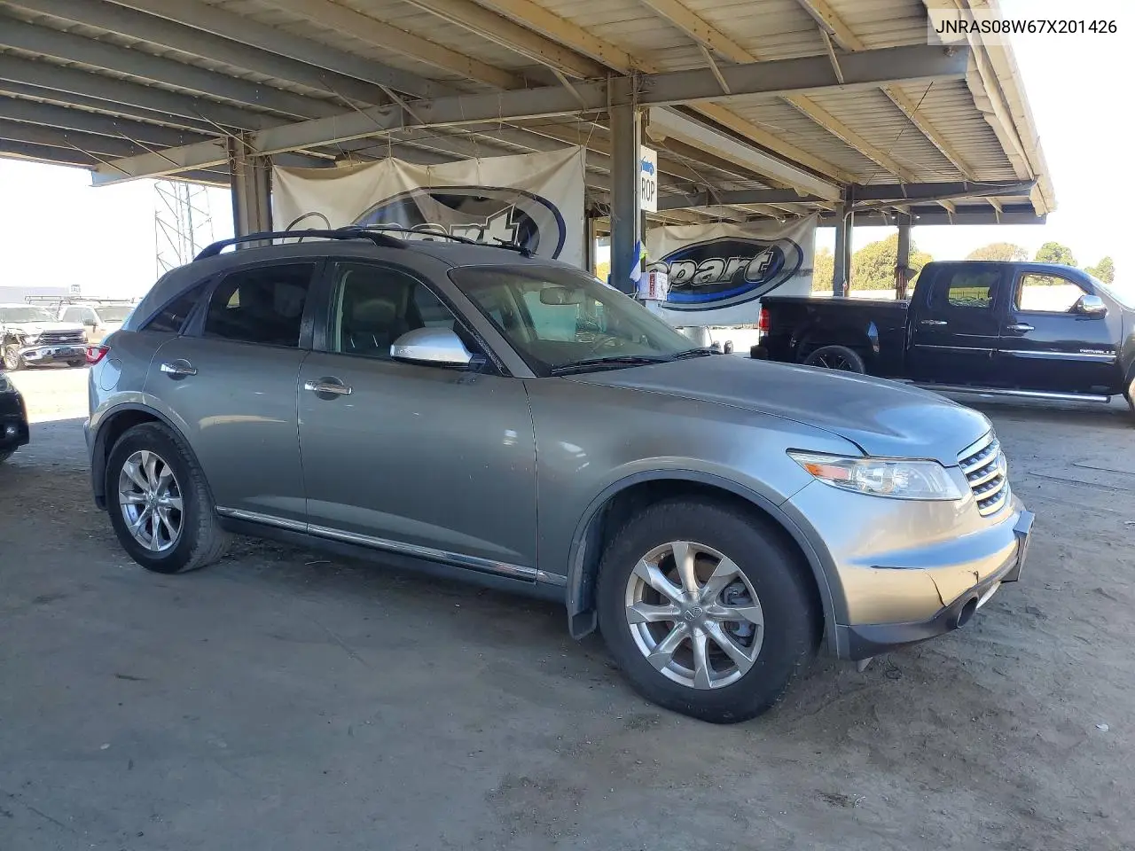 2007 INFINITI QX70 VIN JNRAS08W67X201426 — фото 4