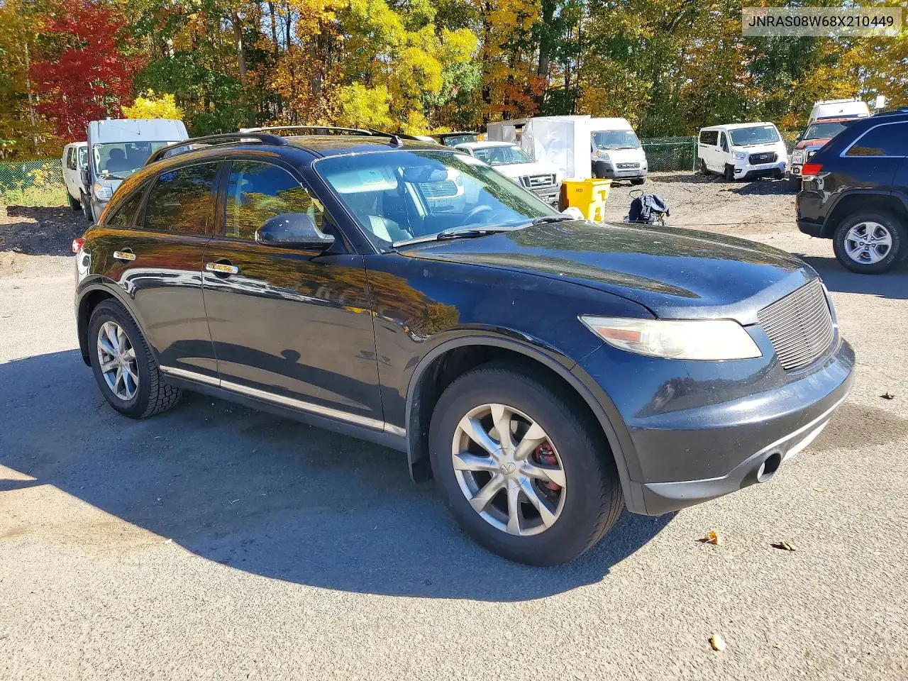 2008 INFINITI QX70 VIN JNRAS08W68X210449 — фото 4