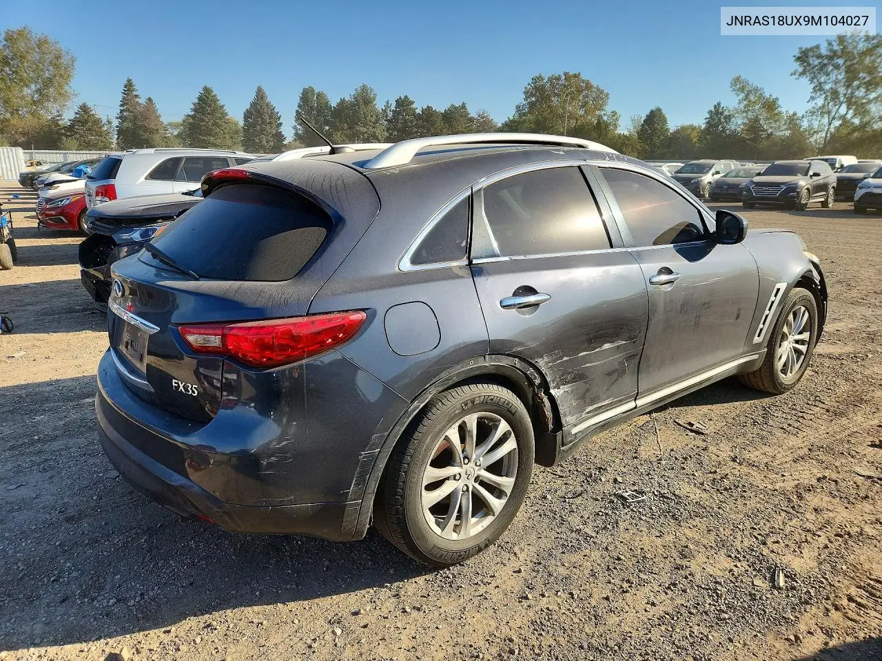 2009 INFINITI QX70 VIN JNRAS18UX9M104027 — фото 3