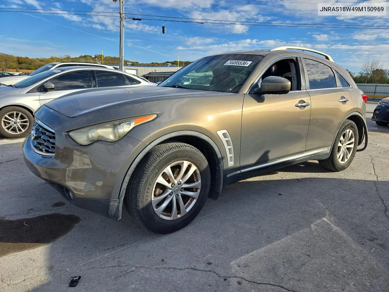 INFINITI QX70 2009, VIN JNRAS18W49M150969