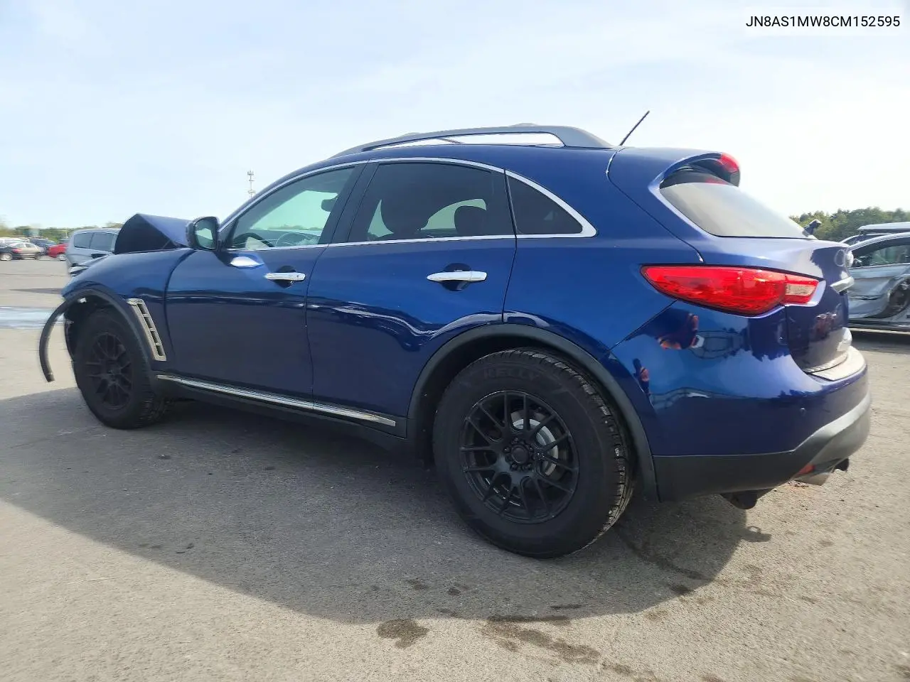 2012 INFINITI QX70 VIN JN8AS1MW8CM152595 — фото 2
