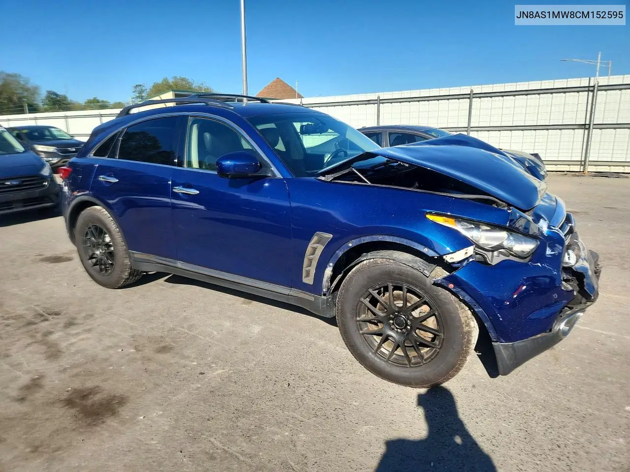 2012 INFINITI QX70 VIN JN8AS1MW8CM152595 — фото 4