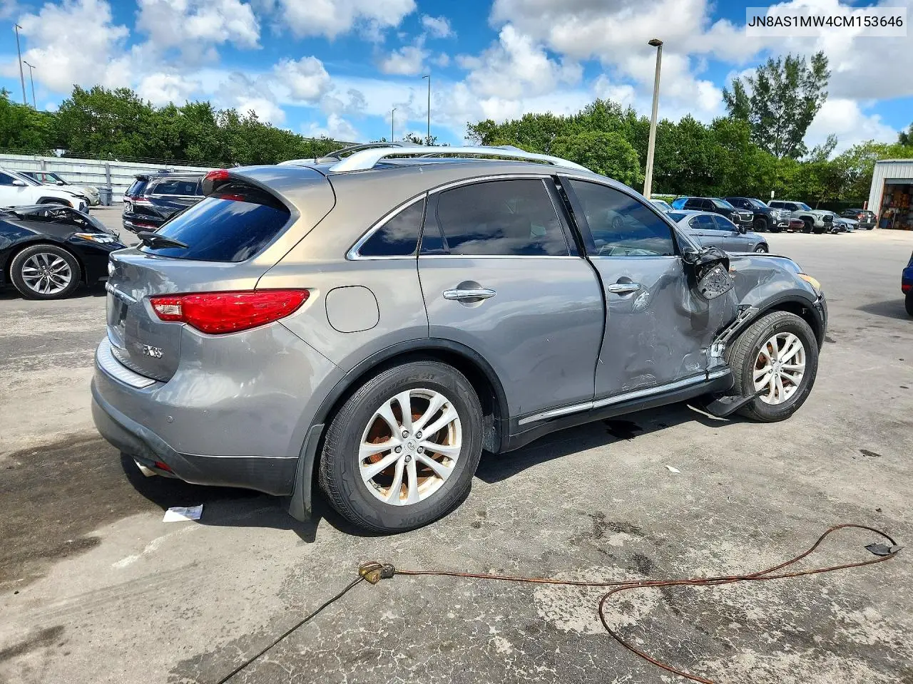 2012 INFINITI QX70 VIN JN8AS1MW4CM153646 — фото 3
