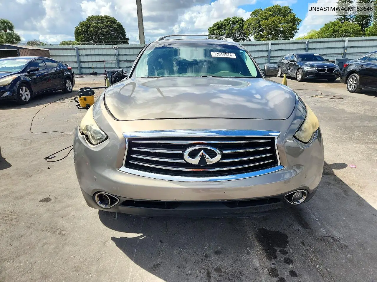 2012 INFINITI QX70 VIN JN8AS1MW4CM153646 — фото 5