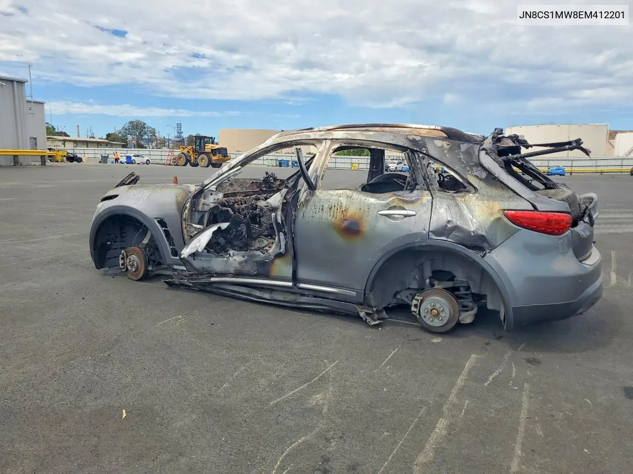 2014 INFINITI QX70 VIN JN8CS1MW8EM412201 — фото 2