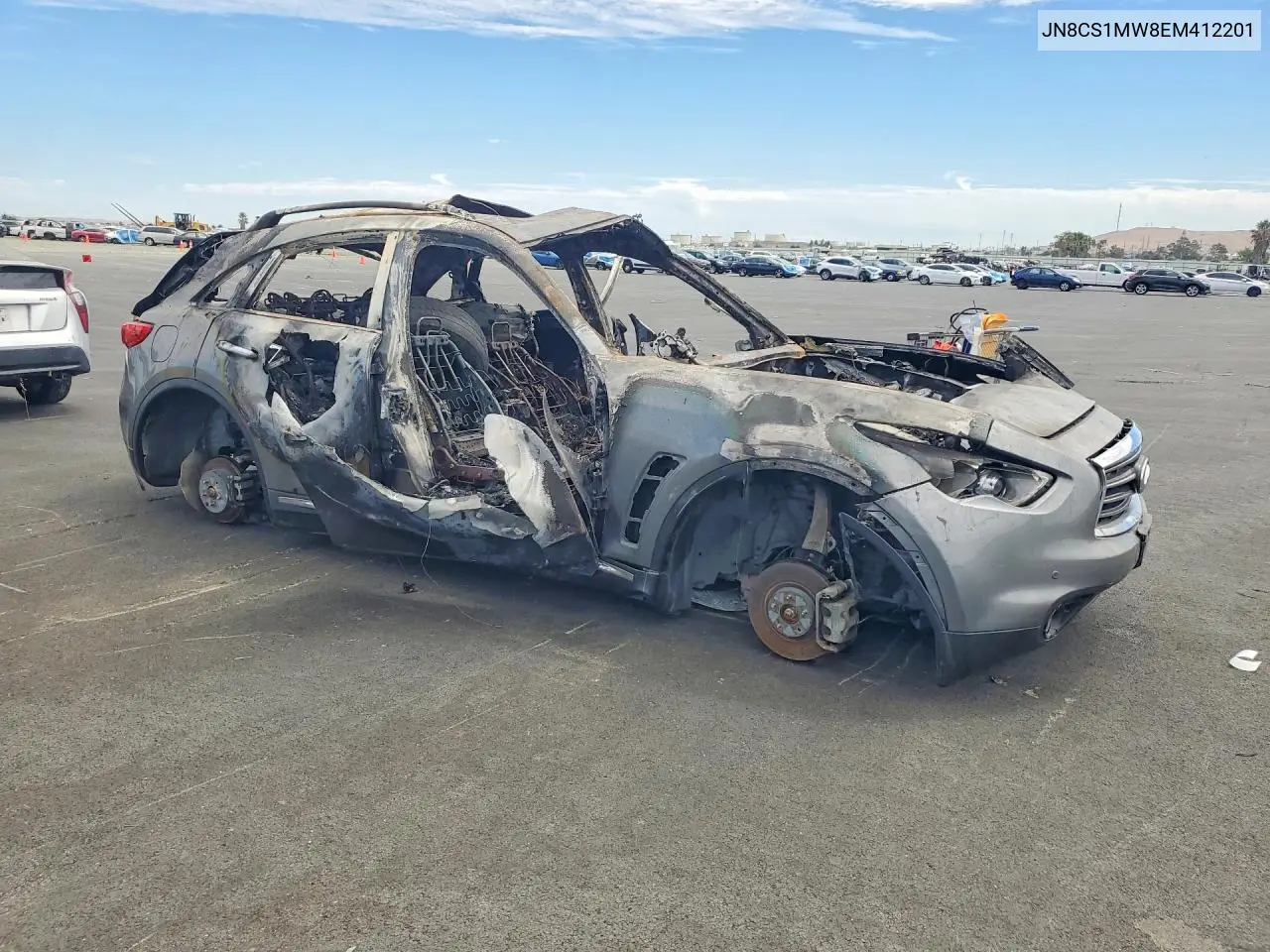 2014 INFINITI QX70 VIN JN8CS1MW8EM412201 — фото 4