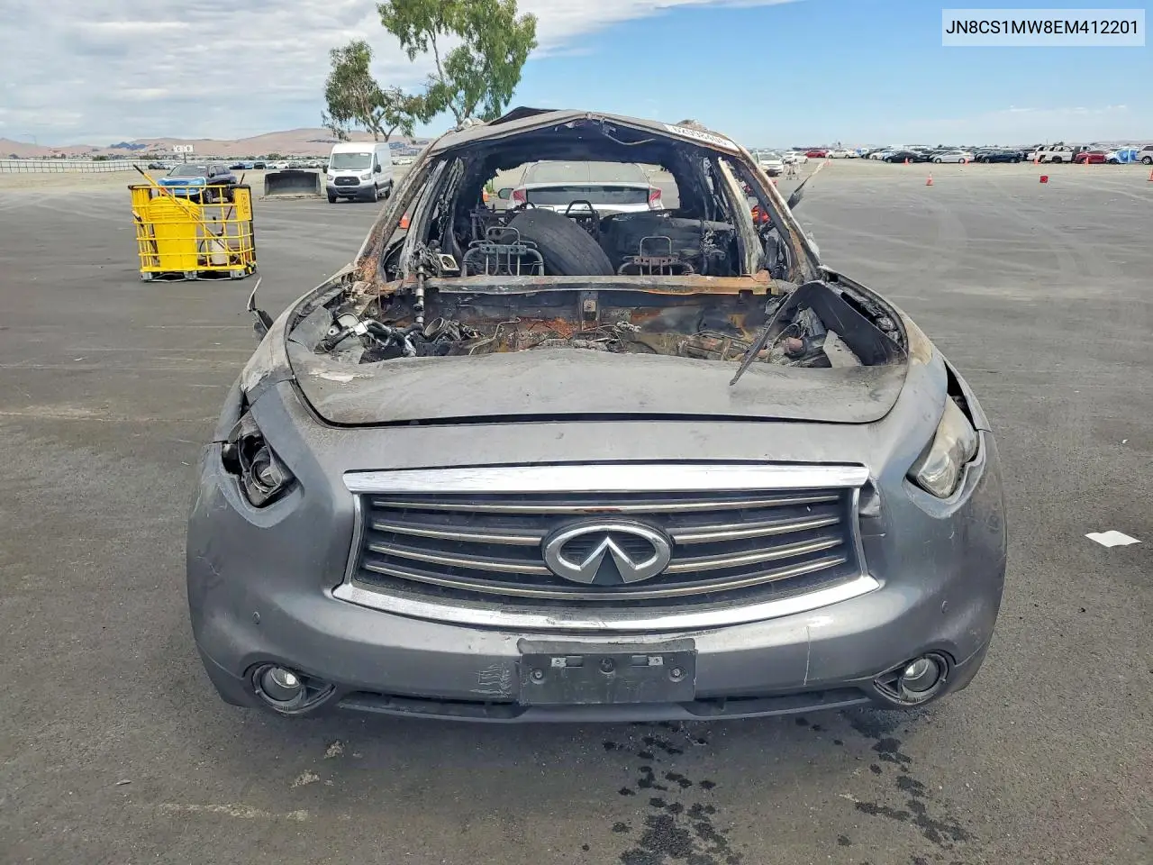 2014 INFINITI QX70 VIN JN8CS1MW8EM412201 — фото 5