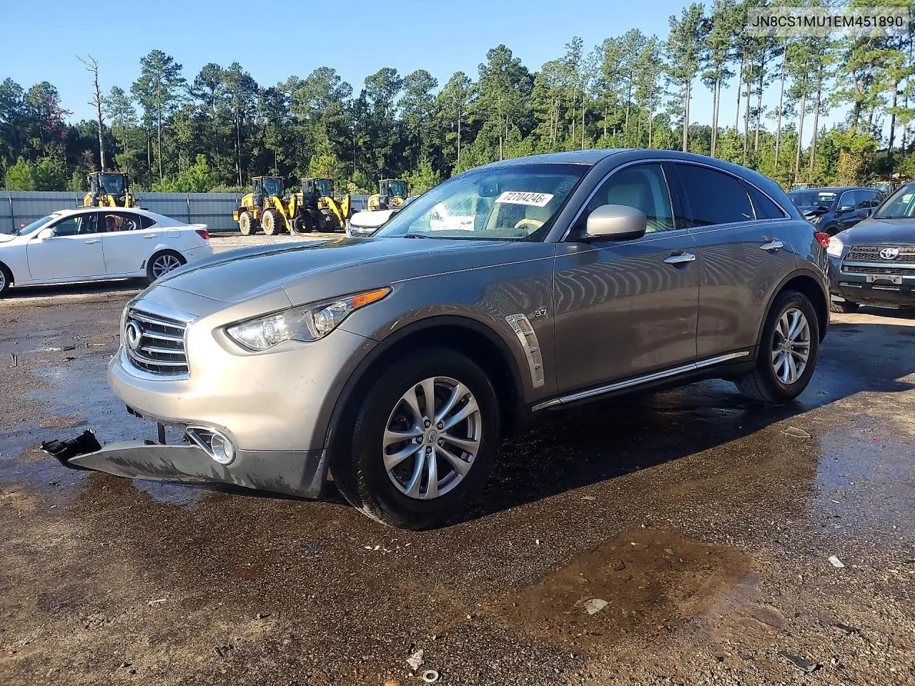 INFINITI QX70 2014, VIN JN8CS1MU1EM451890