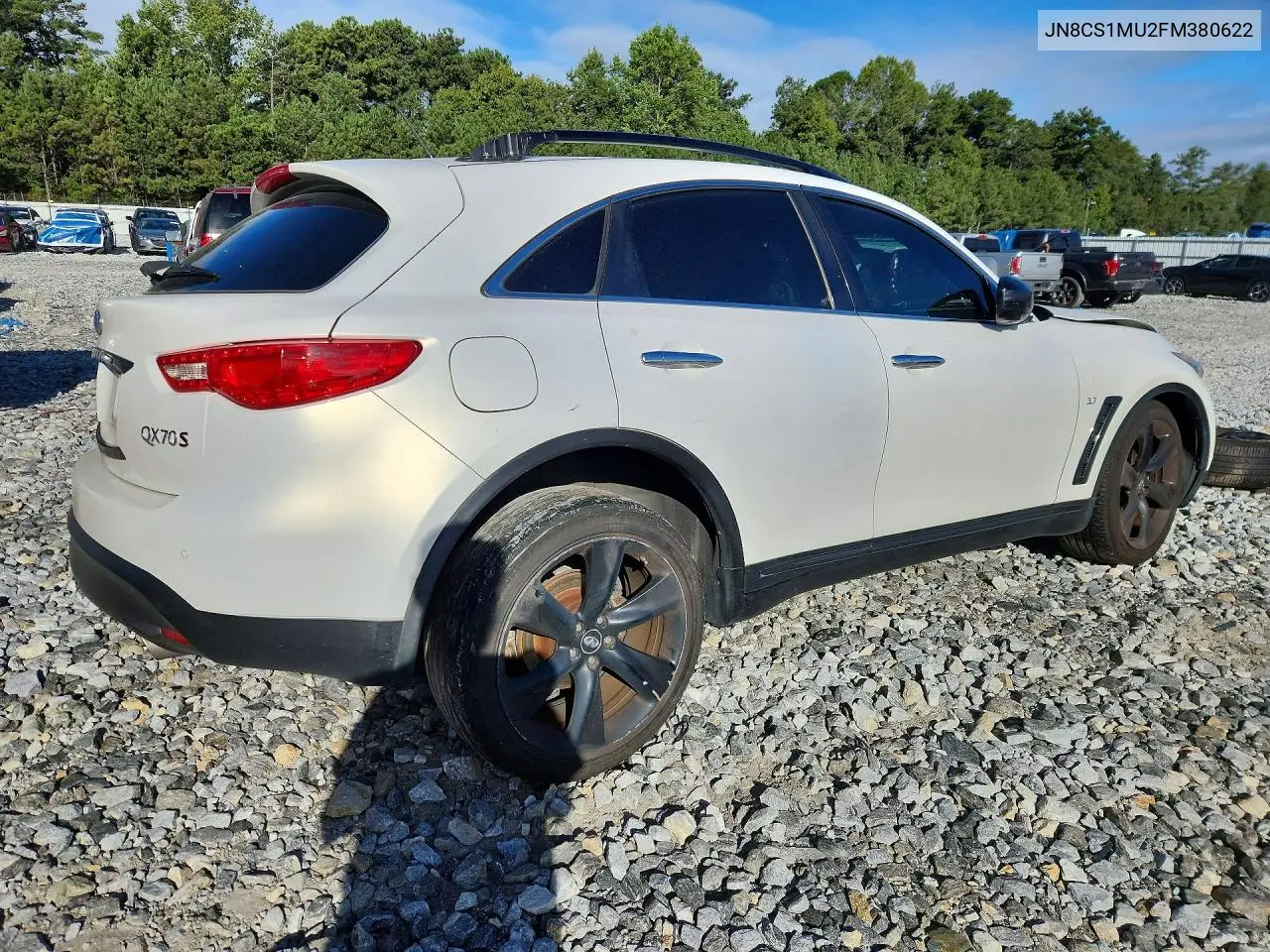 2015 INFINITI QX70 VIN JN8CS1MU2FM380622 — фото 3