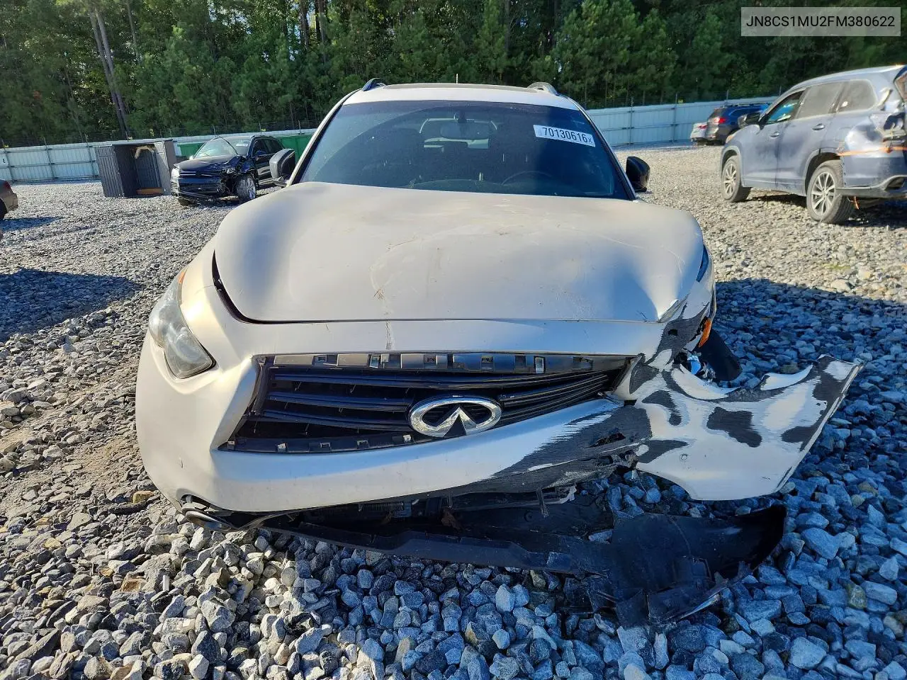 2015 INFINITI QX70 VIN JN8CS1MU2FM380622 — фото 5