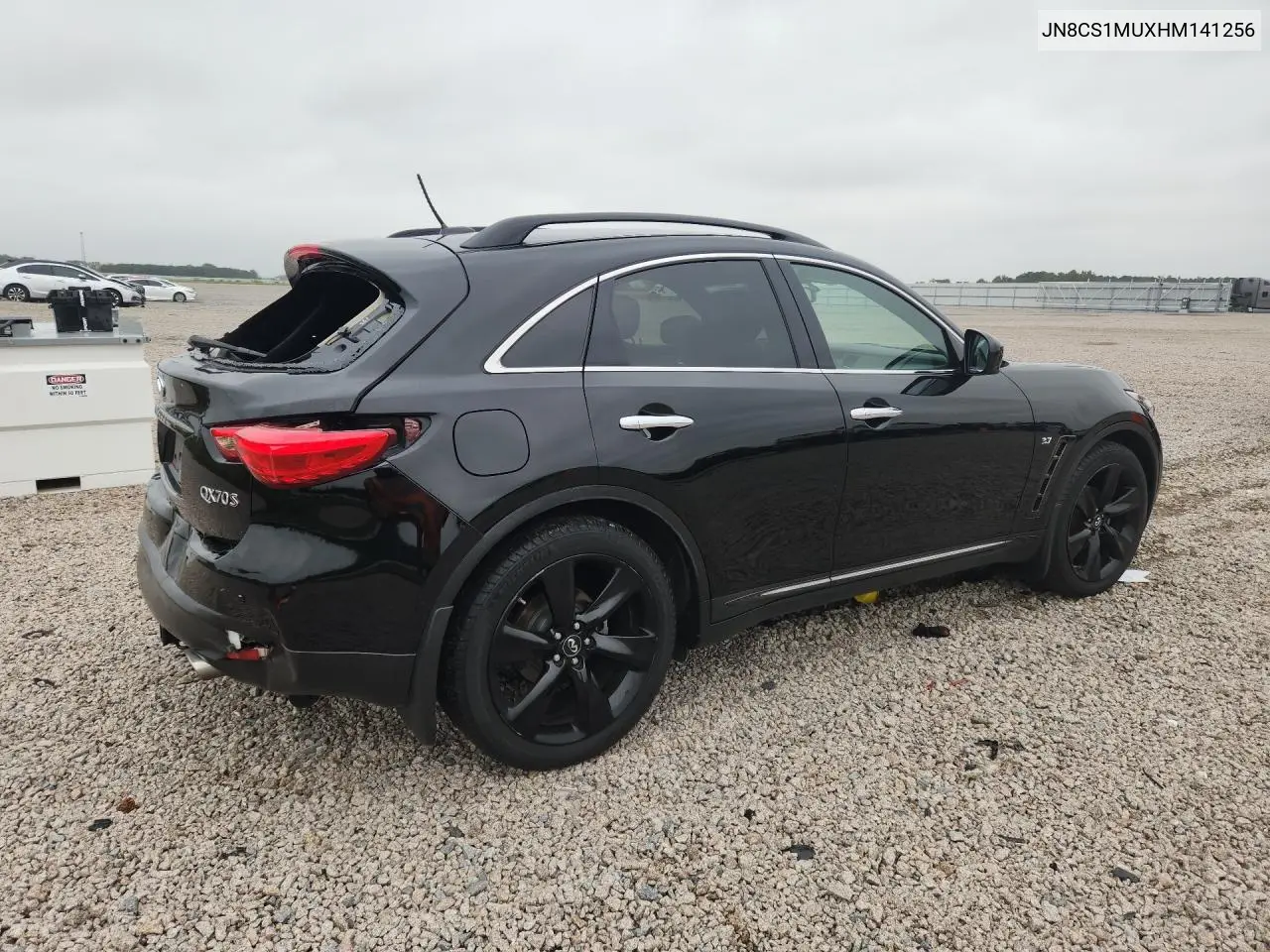 2017 INFINITI QX70 VIN JN8CS1MUXHM141256 — фото 3