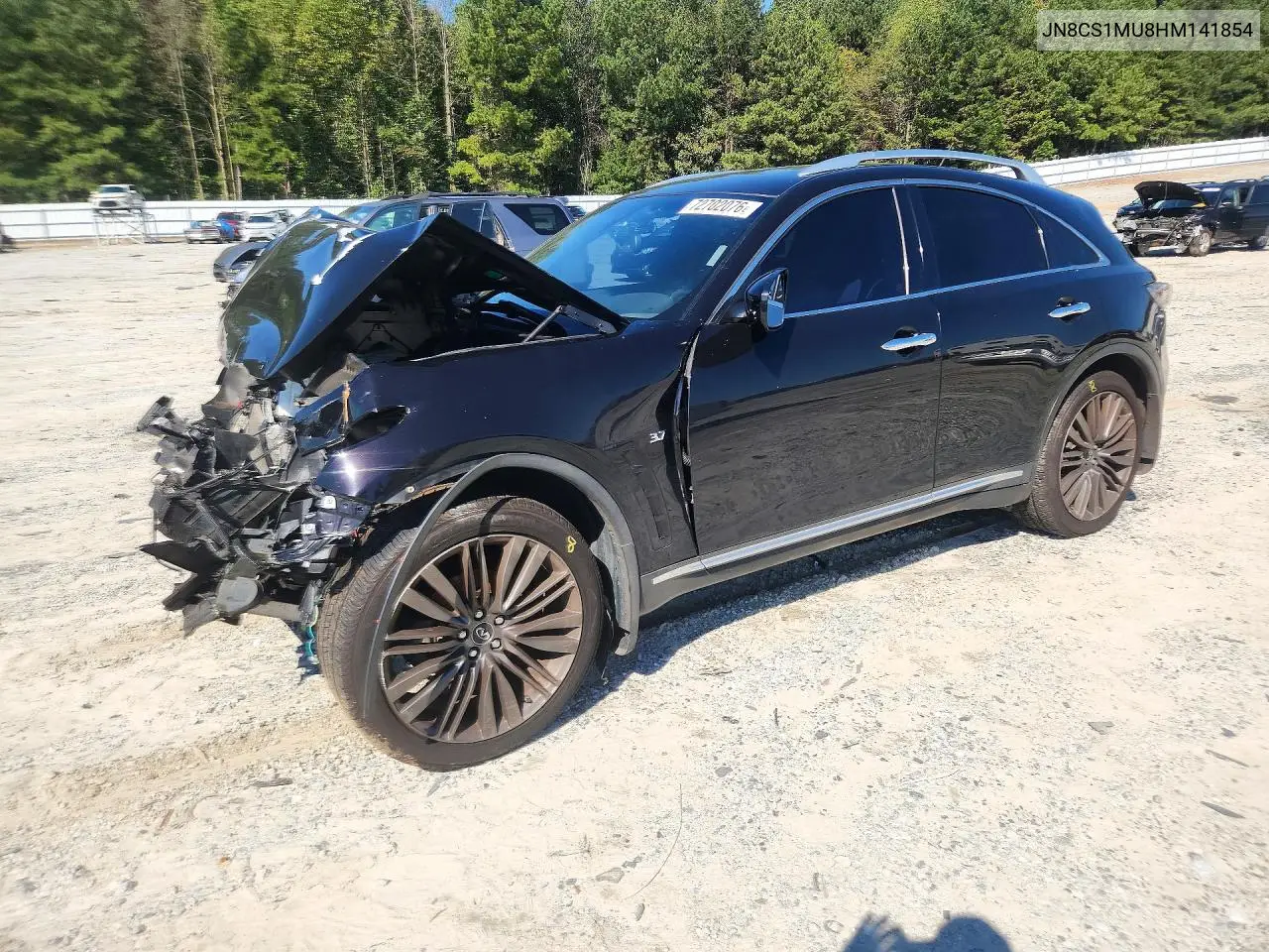 INFINITI QX70 2017, VIN JN8CS1MU8HM141854