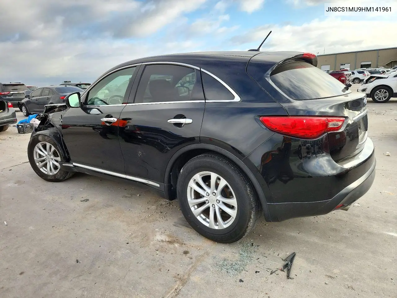 2017 INFINITI QX70 VIN JN8CS1MU9HM141961 — фото 2