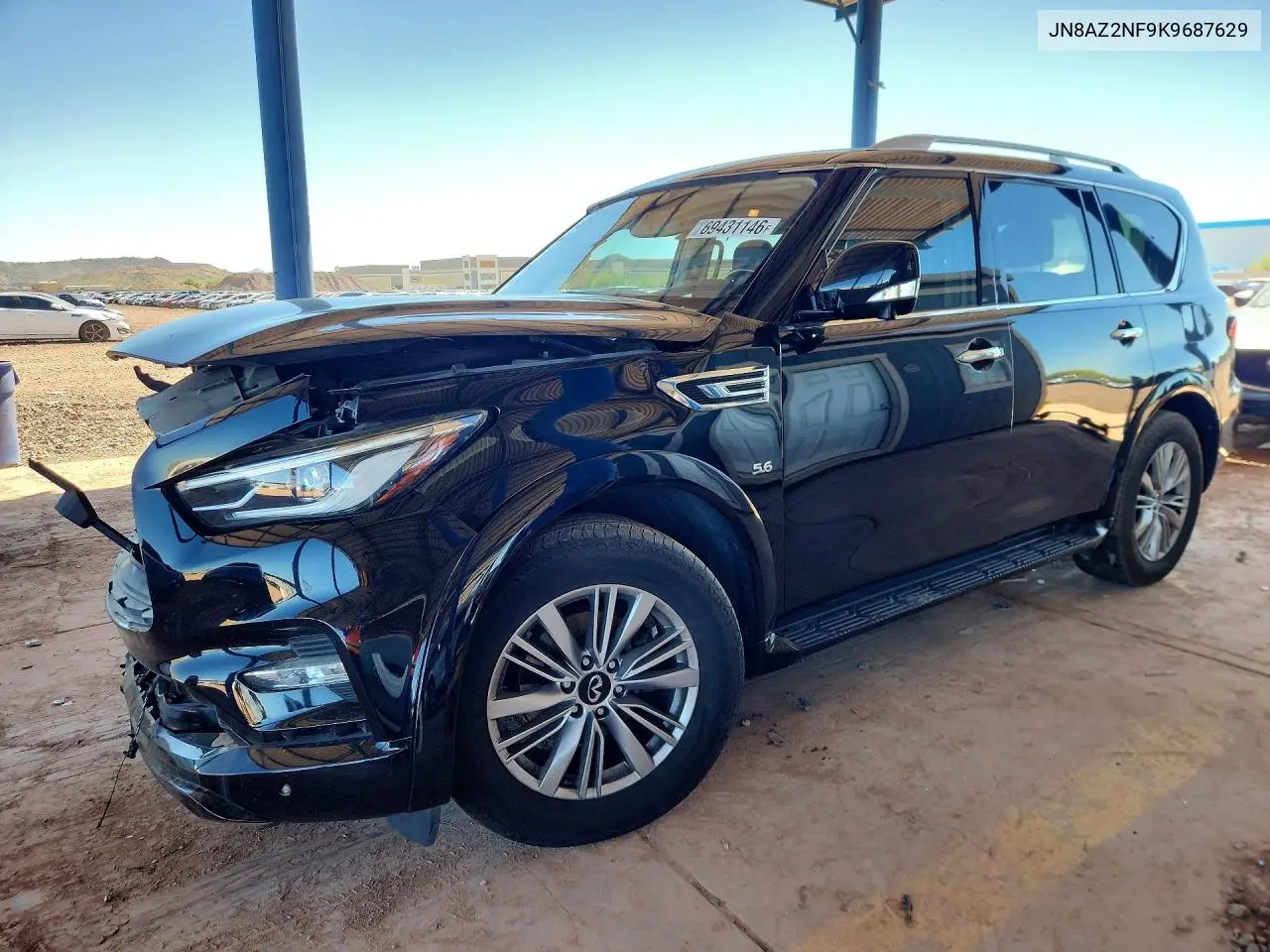 INFINITI QX80 2019, VIN JN8AZ2NF9K9687629